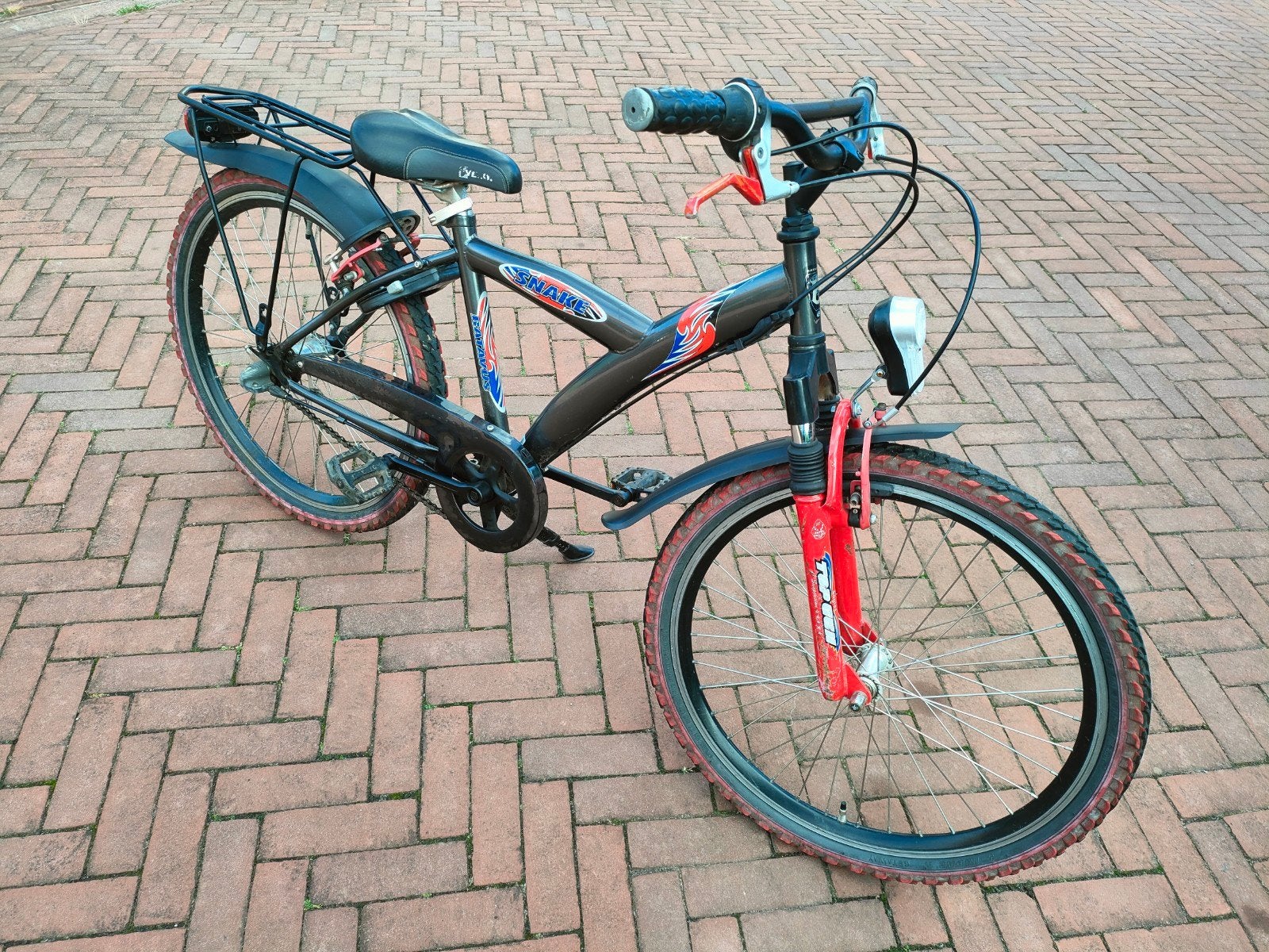 Batavus snake fiets 24 inch met 3 versnelling, Ophalen, Terugtraprem, 20 inch of meer, Batavus Snake fiets