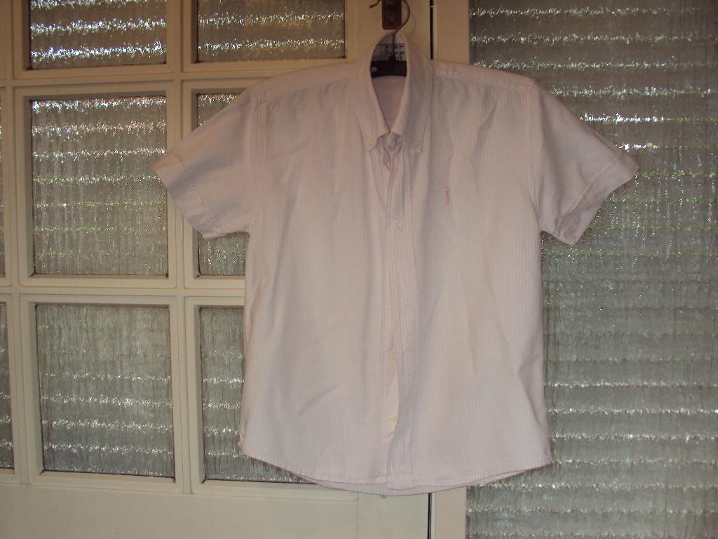 Roze + blauw katoen overhemd blouse COLLEGE STYLE SPORT 140, Gebruikt, Jongen of Meisje, Overhemd of Blouse, College Style Sport