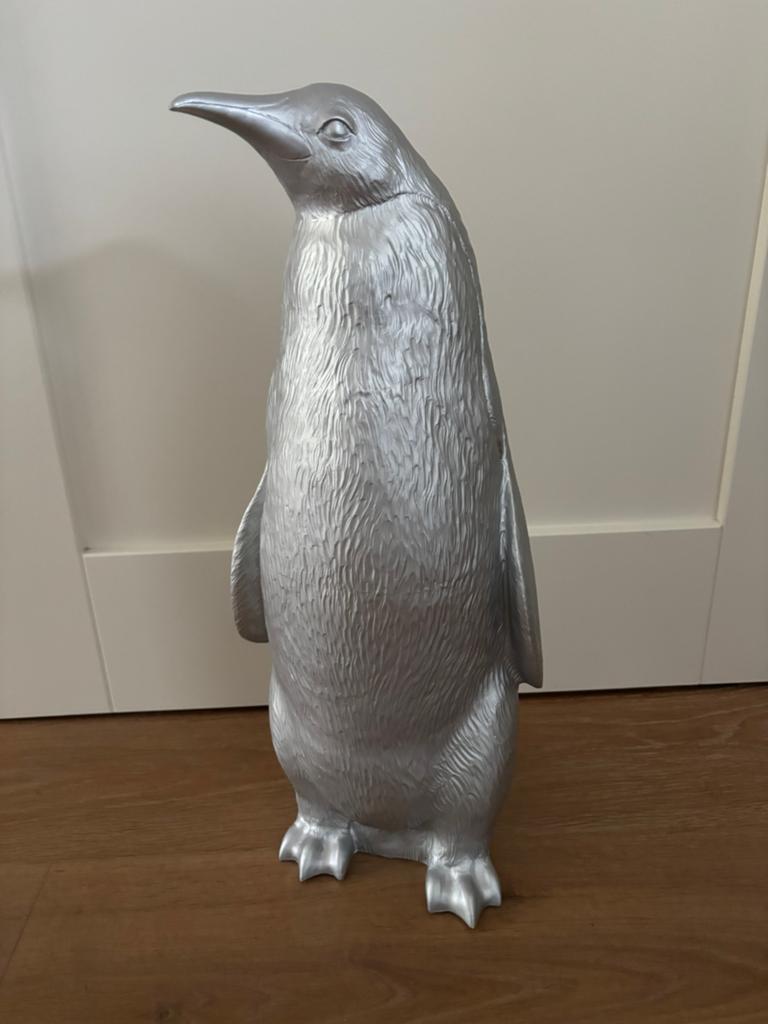 Ottmar Hörl pinguïn penguin zilver kleur, Ophalen of Verzenden