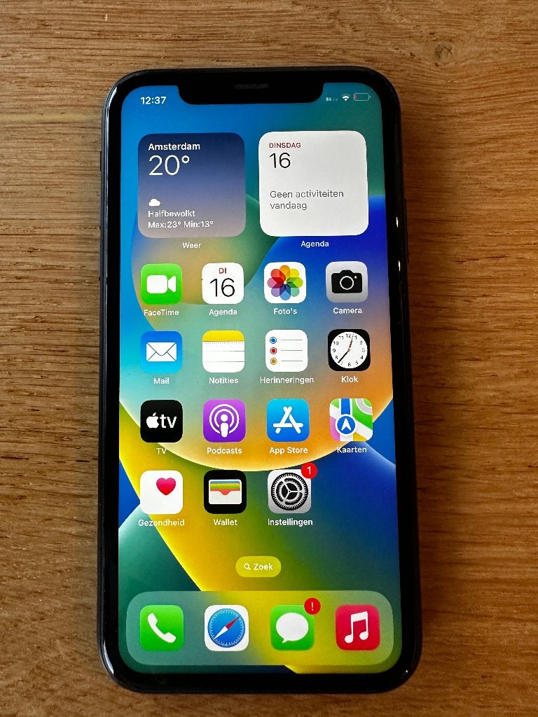 Apple iPhone XR 64GB Zwart | Face ID | Inclusief Hoesje, Telecommunicatie, Mobiele telefoons | Apple iPhone, Ophalen, 80 %, Gebruikt