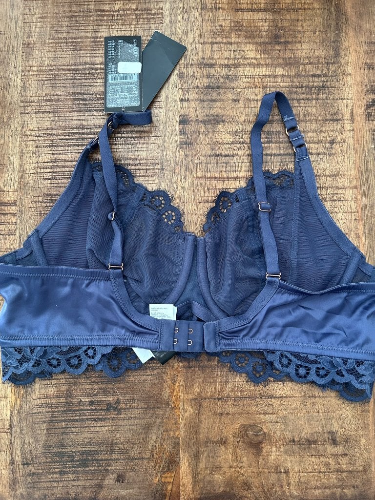 Hunkemöller Noir Collection Zara Bh Blauw 90C, Hunkemöller, Ophalen of Verzenden, Blauw, BH
