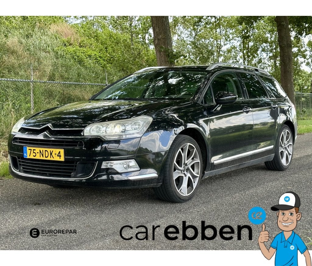 Citroën C5 Tourer 1.6 THP Exclusive | Lees tekst | Handel/e, Auto's, Citroën, Euro 5, Gebruikt, Zwart, Parkeersensor