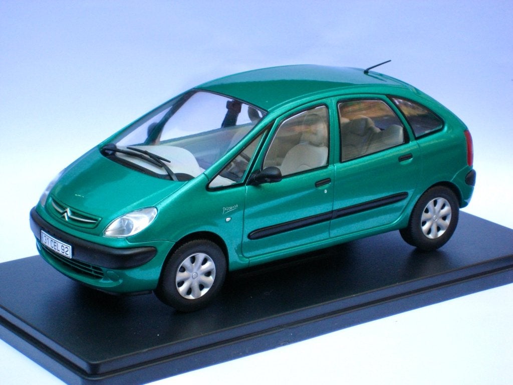 Citroen Xsara Picasso groen Hachette #59 1:24, Hobby en Vrije tijd, Ophalen of Verzenden, Nieuw, Auto, Overige merken