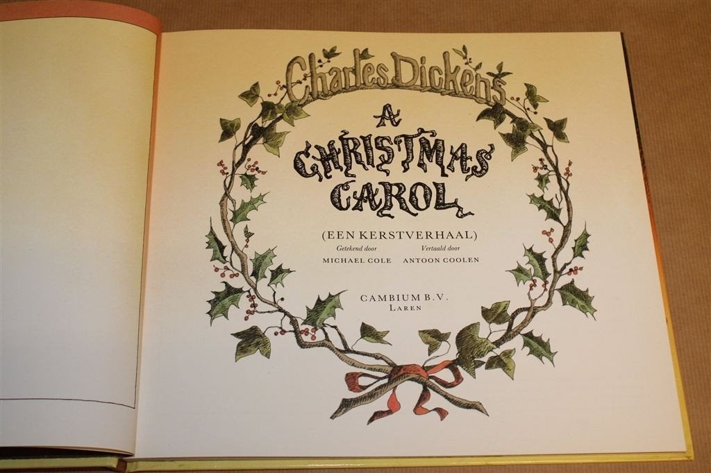 A Christmas carol. Charles Dickens. Geïllustreerde uitgave., Ophalen of Verzenden, Zo goed als nieuw