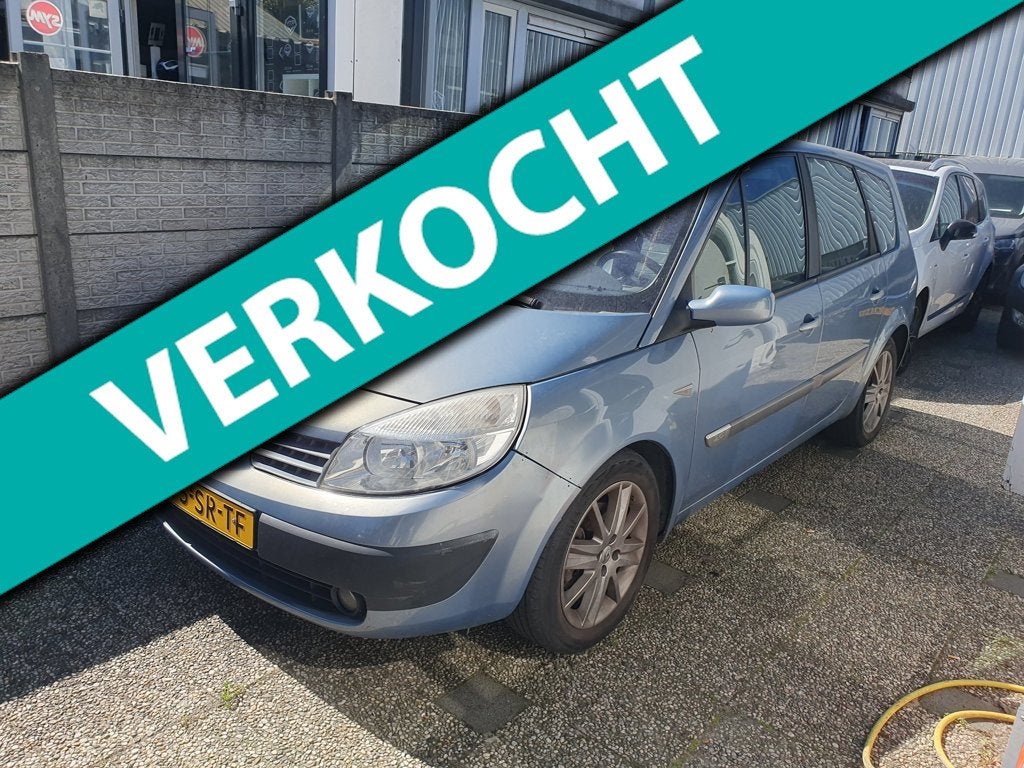 Renault Grand Scénic 2.0-16V T Privilège Luxe 7x persoons, Voorwielaandrijving, 1998 cc, Gebruikt, Zwart