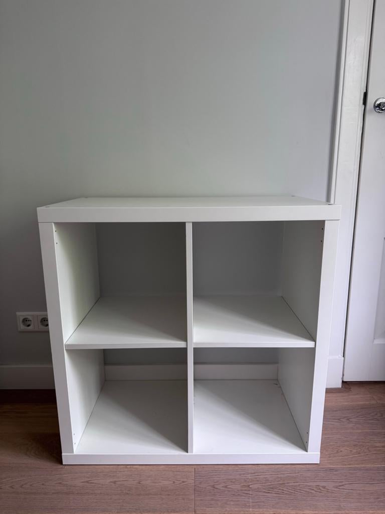 IKEA Kallax kast 4 vakken - 76,5x76,5x39 cm, Huis en Inrichting, Kasten | Boekenkasten, Gebruikt, 50 tot 100 cm, Minder dan 100 cm