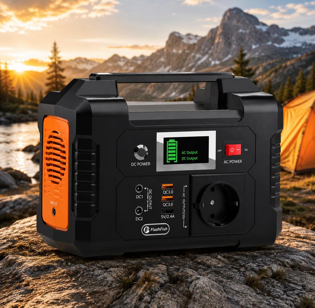 Draagbare Powerstation 200W - 151Wh Powerbank, Ophalen of Verzenden, Nieuw