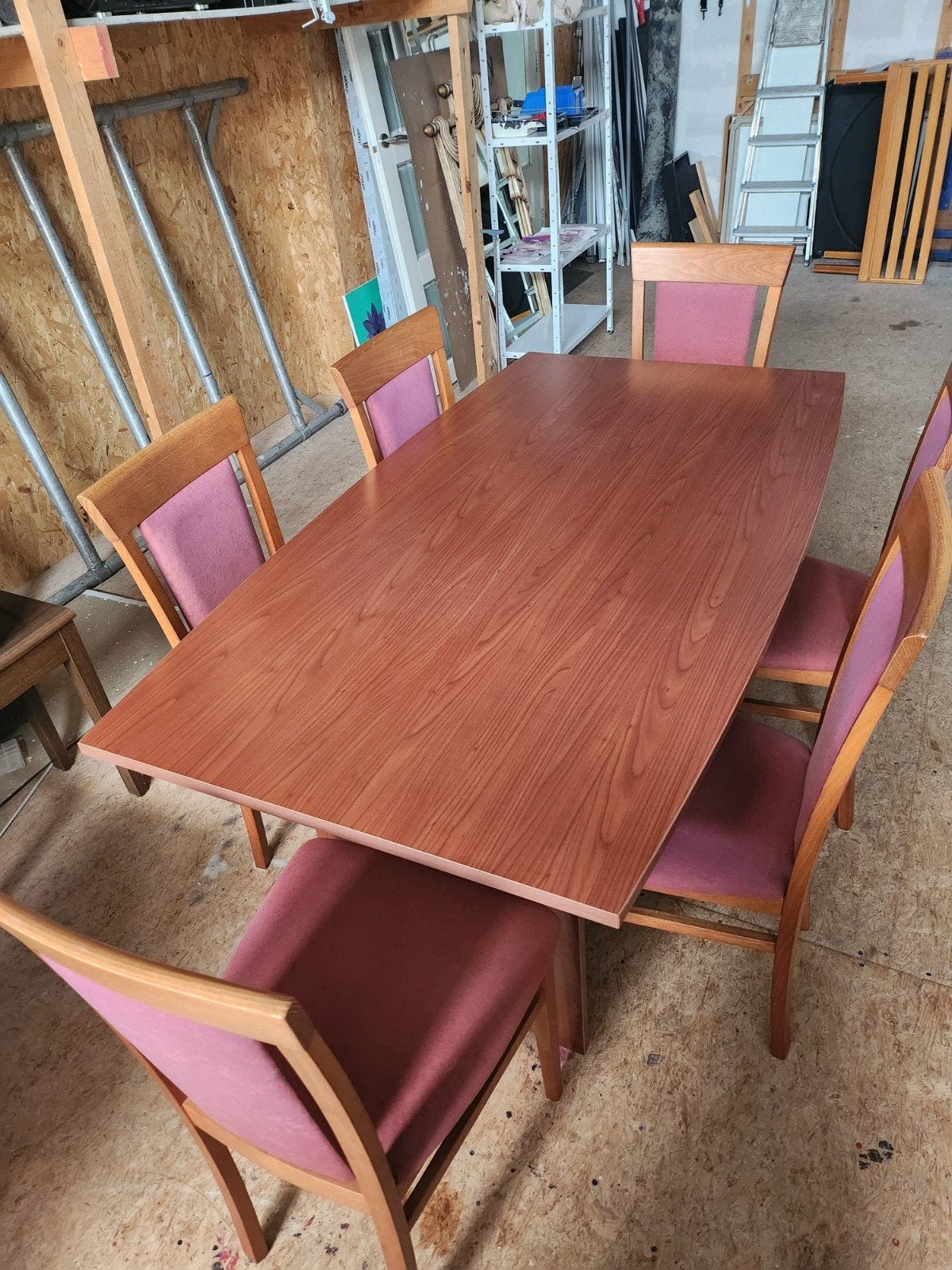 eettafel met 6 stoelen, Huis en Inrichting, Tafels | Eettafels, Gebruikt, Klassiek, 150 tot 200 cm, Vier personen