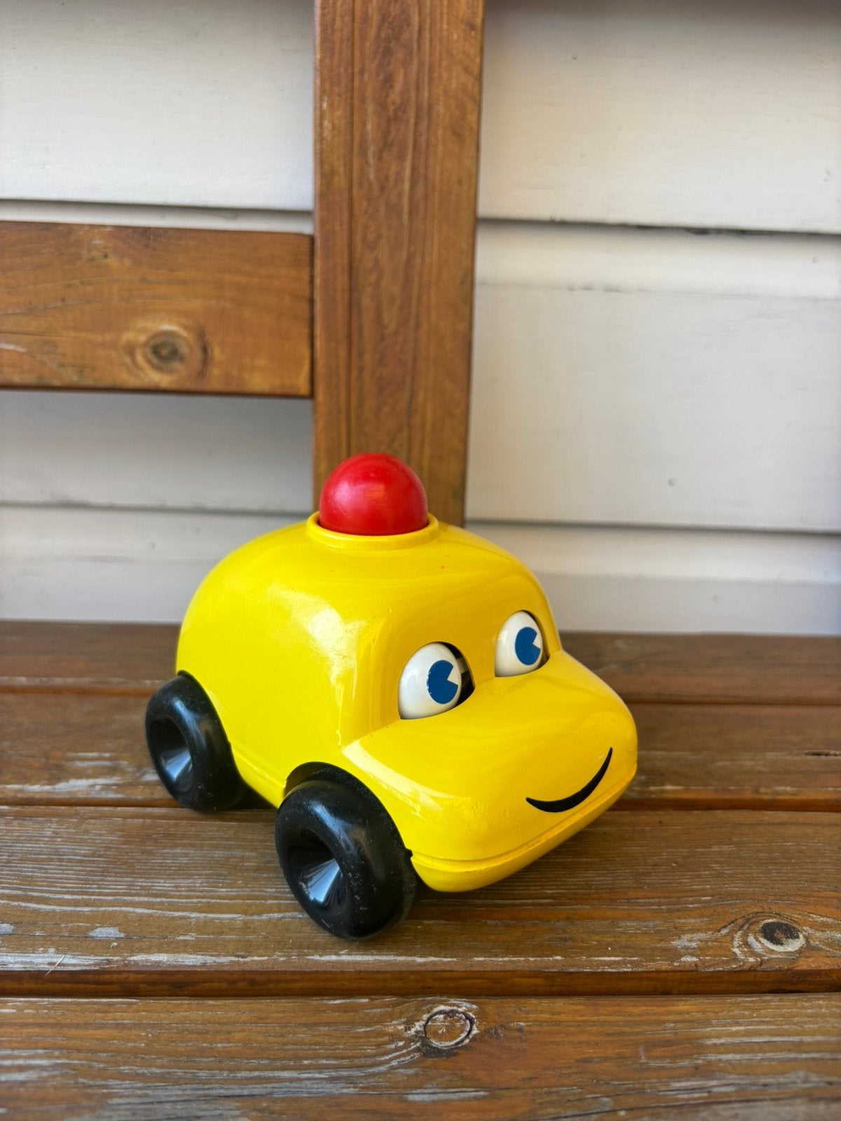 Vintage Ambi Toys baby's first car 1979 | speelgoed auto, Kinderen en Baby's, Speelgoed | Babyspeelgoed, Ophalen of Verzenden