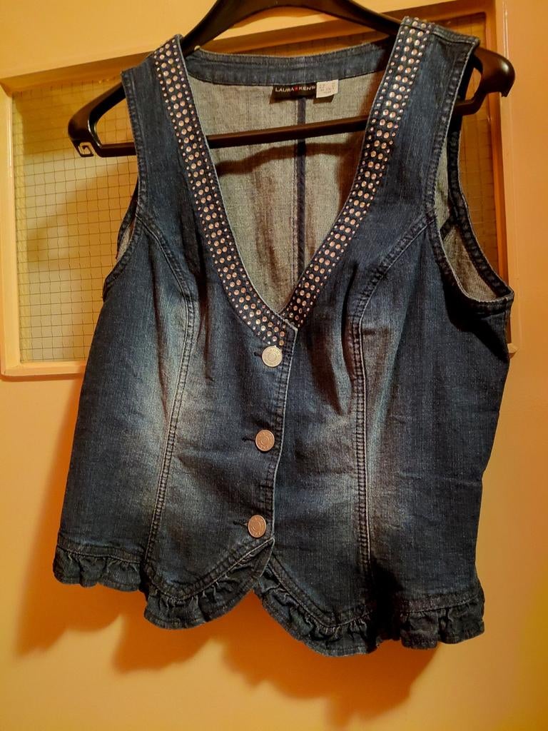 T.K.Aspijker ciletje maat 40.z.g.a.n €20., Ophalen of Verzenden, Zo goed als nieuw, Maat 38/40 (M), Blauw