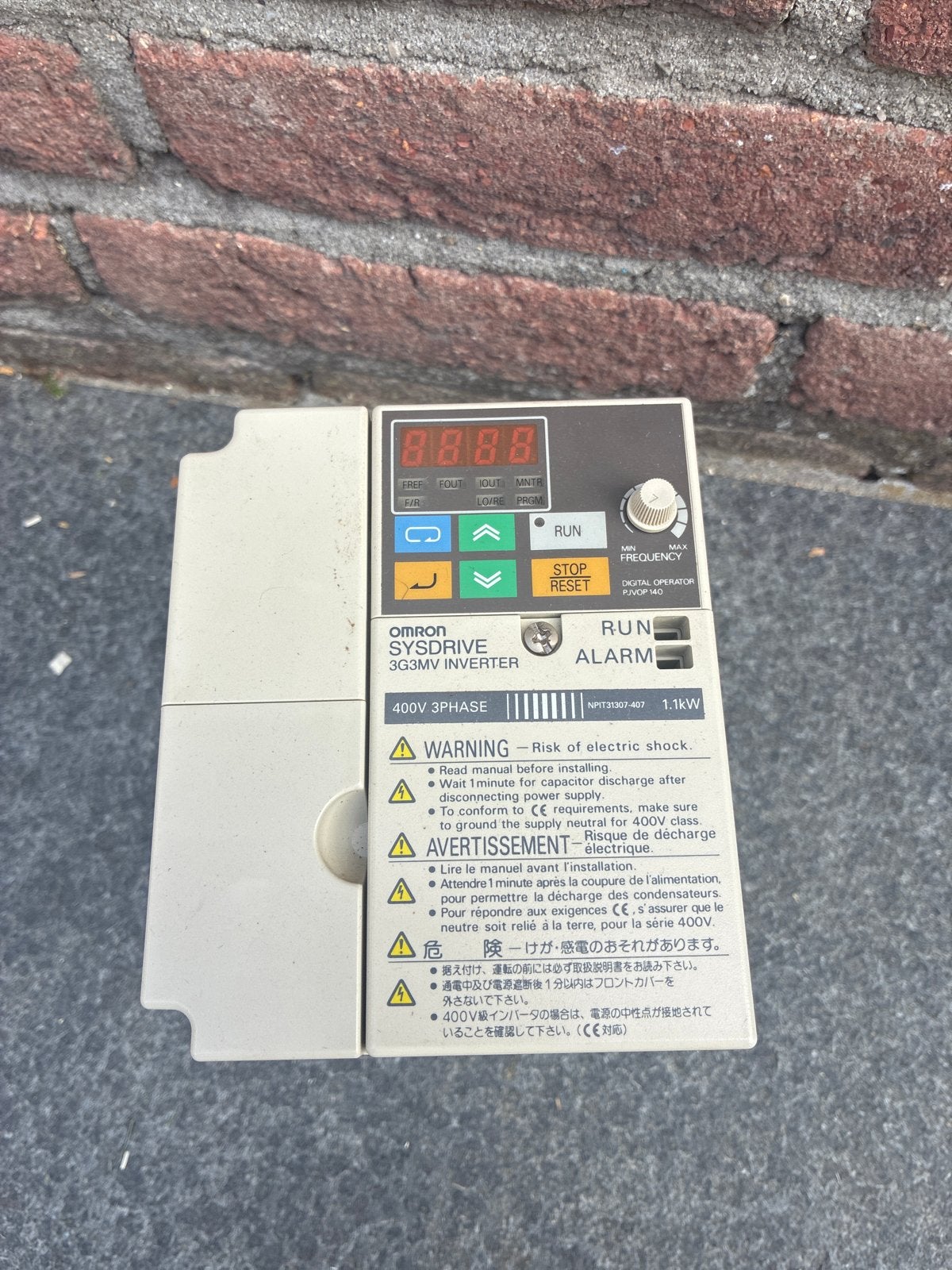 Omron 3G3MV 1,1kW Frequentie Regelaar - Gebruikt, Verzenden