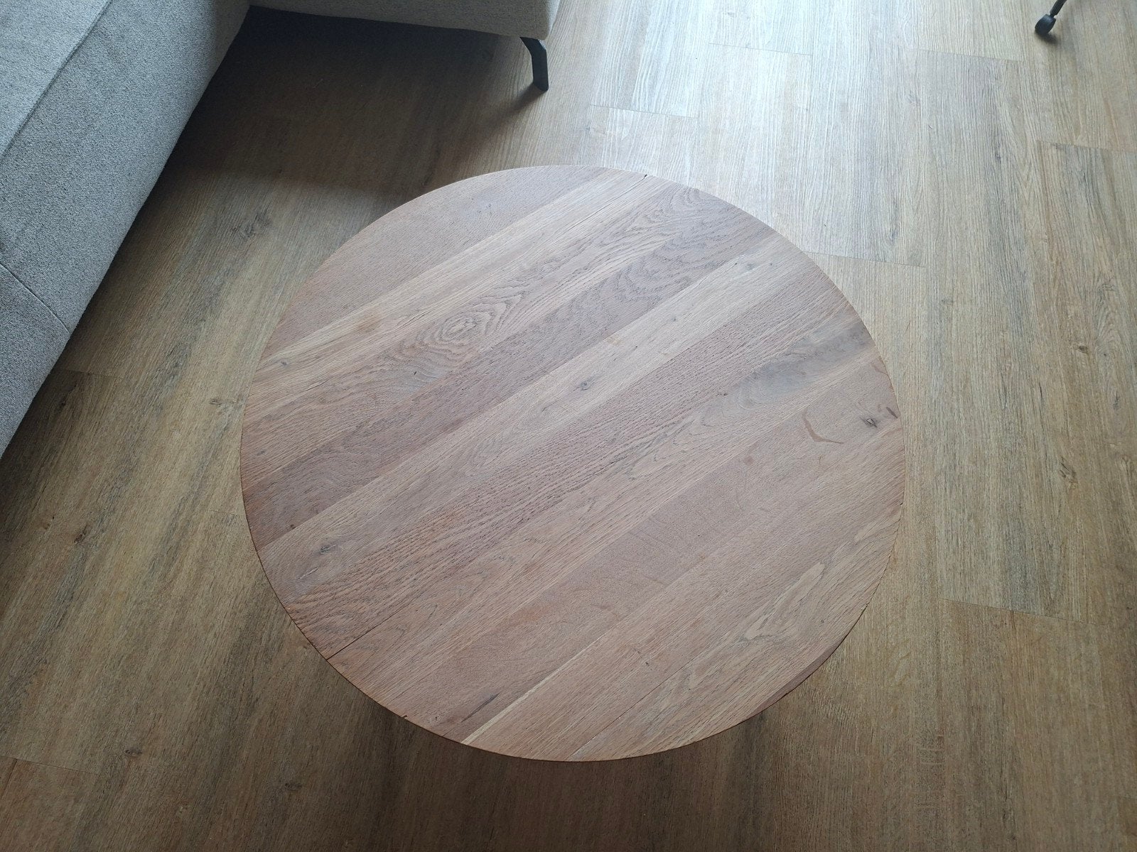 Salontafel GRATIS OP TE HALEN, Ophalen, Gebruikt, 100 tot 150 cm, Rond