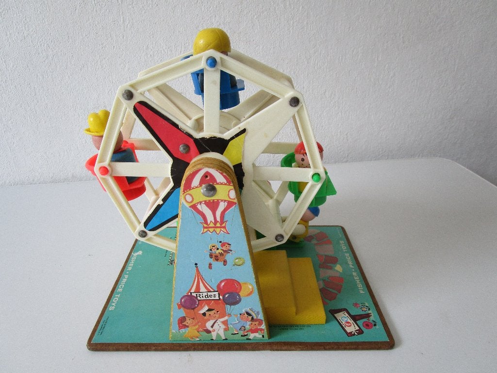 FP Ferris Wheels reuzenrad met muziek, nr. 969. Vintage, Ophalen of Verzenden, Gebruikt, Speelset, Met geluid