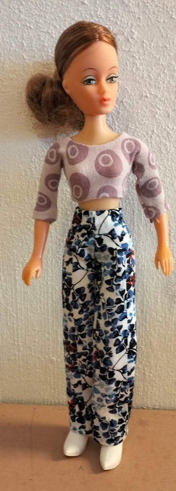 9" Disco girl doll fashion by A.R.O, Verzenden, Nieuw, Fashion Doll