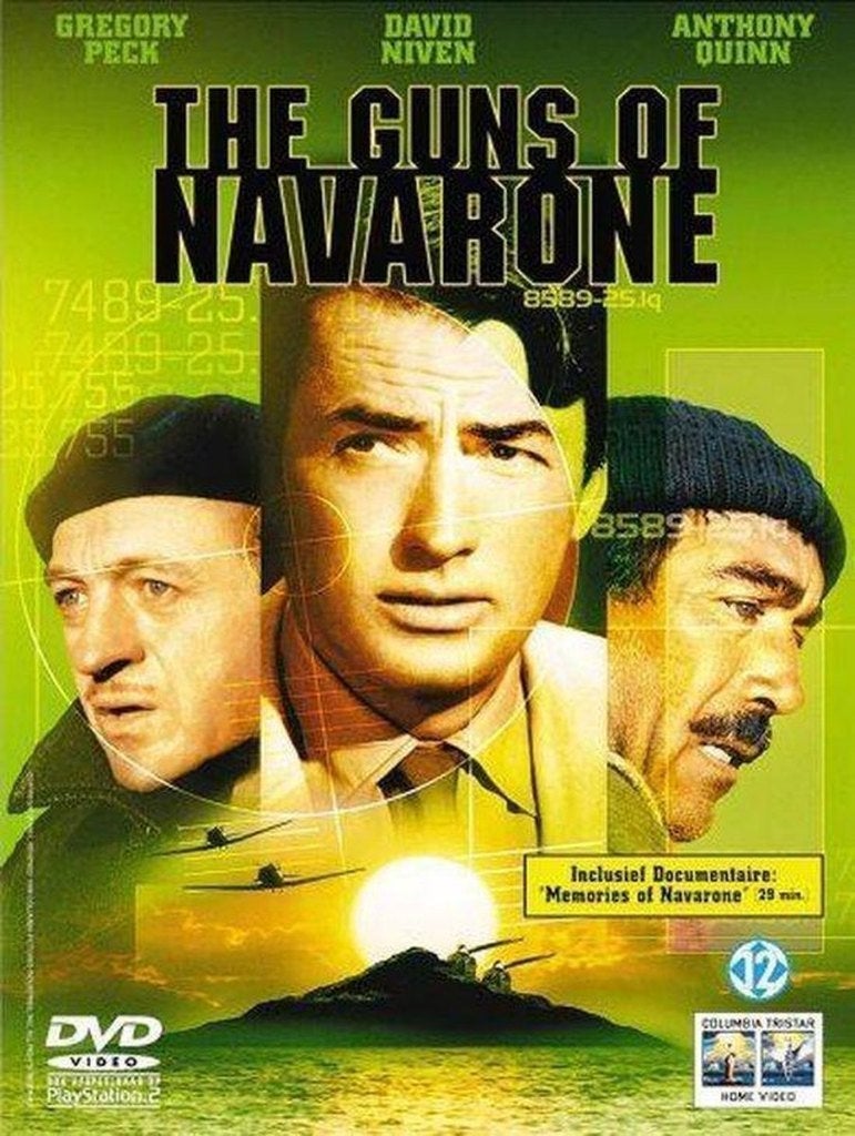 Guns Of Navarone (1961) DVD, Cd's en Dvd's, Vanaf 12 jaar, Verzenden, Zo goed als nieuw, Oorlog