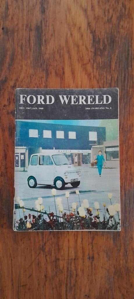 Ford Wereld auto tijdschrift december 1967/januari 1968 boek, Ophalen of Verzenden, Gebruikt, Auto's