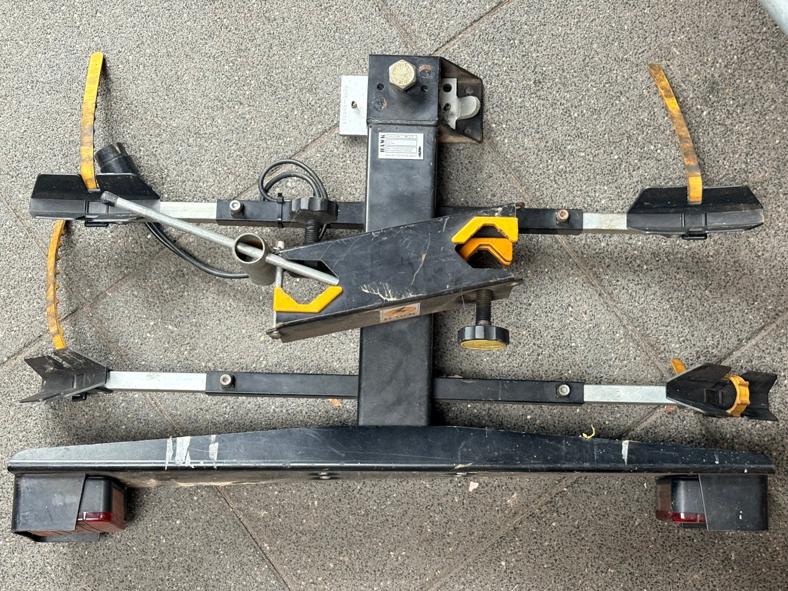 Te koop fietsendrager voor elektrische fietsen, Ophalen, Gebruikt, 2 fietsen, Trekhaakdrager