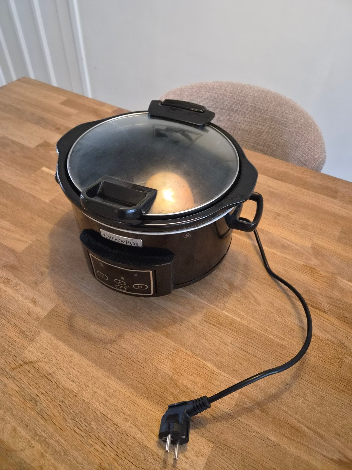 Crock-Pot Slowcooker CSC052X - Zwart, Gebruikt, Witgoed en Apparatuur, Slowcookers, Ophalen, Timer, Gebruikt