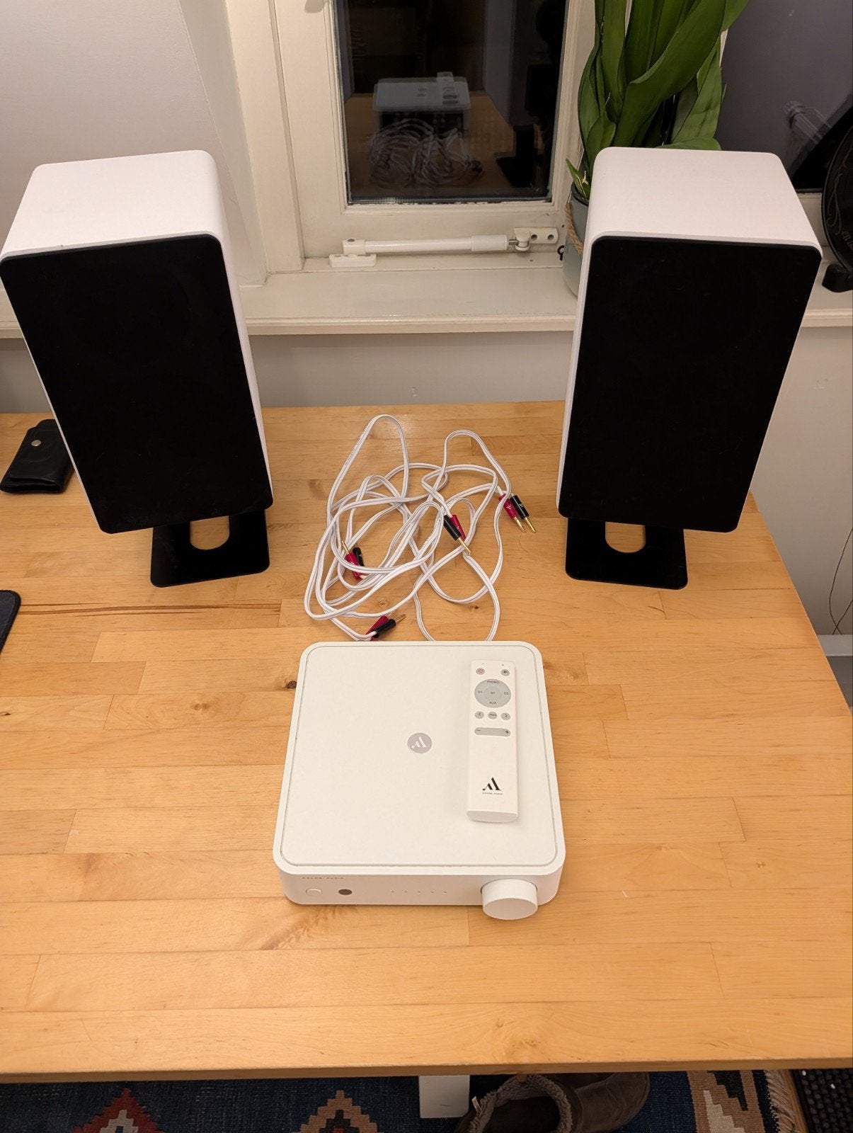 Argon Audio HiFi set: SA1 MK1 versterker + Alto5 mk2 speaker, Zo goed als nieuw, 60 tot 120 watt, Stereo, Ophalen