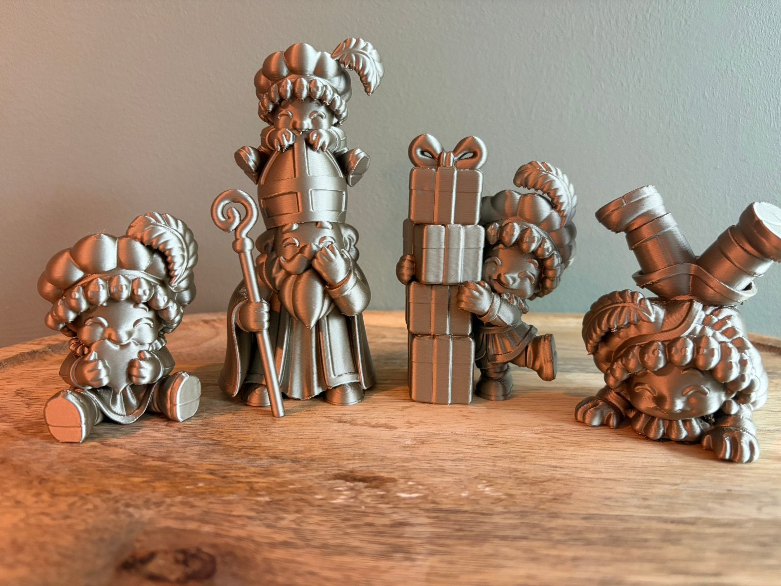 Sint en pietjes setje ( 4 stuks ), Ophalen of Verzenden, Nieuw