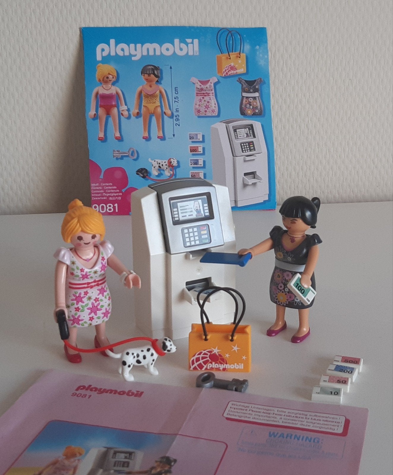 Playmobil 9081 Geldautomaat. (Set 312), Ophalen of Verzenden, Zo goed als nieuw, Complete set