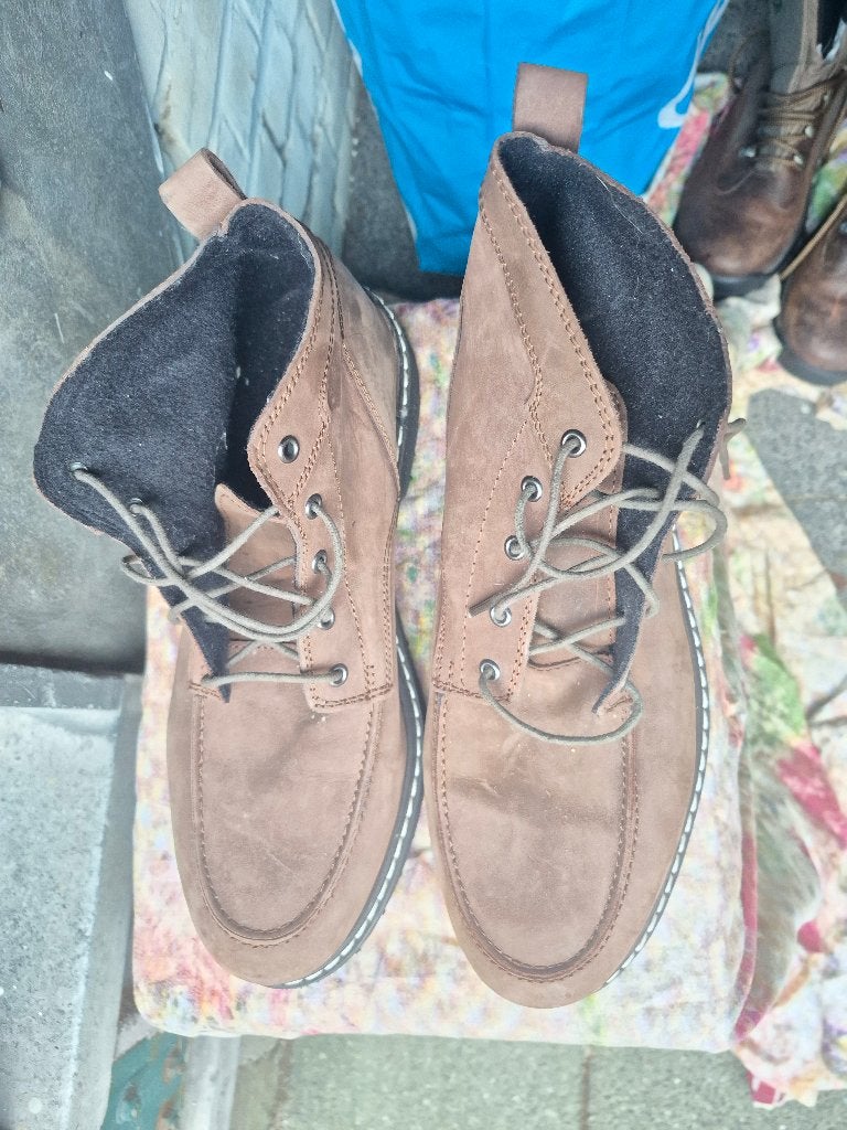 Walkx Men schoen, 44, bruin, Zandkleurige boots, Ophalen, Bruin, Zo goed als nieuw, Walkx Men schoen
