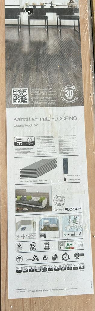 Kaindl Laminaatvloer - Nieuw in verpakking, 5 verpakkingen, Ophalen, Nieuw, Minder dan 5 m², 10 tot 30 cm