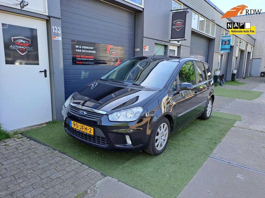 Ford C-Max 1.6-16V Titanium Zwart 2009 Airco Cruise NAP, Auto's, Ford, Bedrijf, Te koop, C-Max, ABS, Airbags, Airconditioning