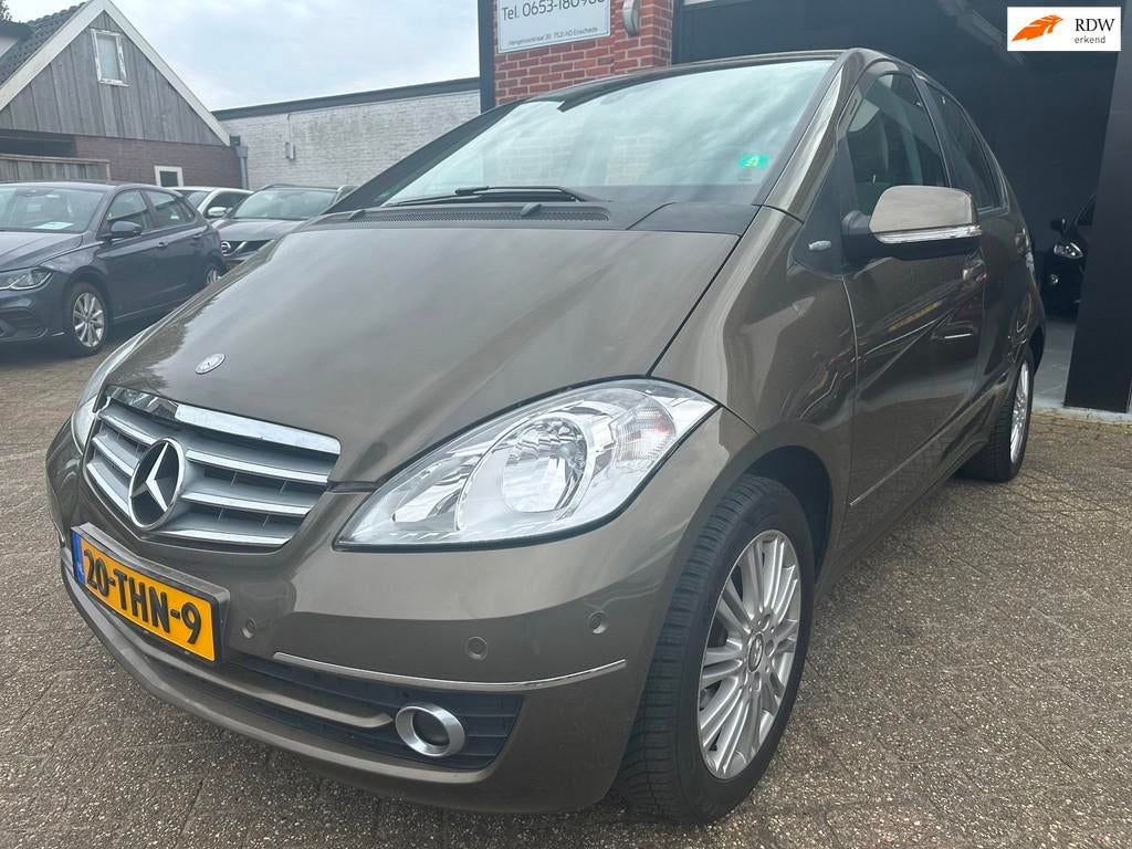 Mercedes-Benz A-klasse 160 Edition 125 Elegance AUTOMAAT-AIR, Auto's, Euro 5, Stof, Beige, Bruin