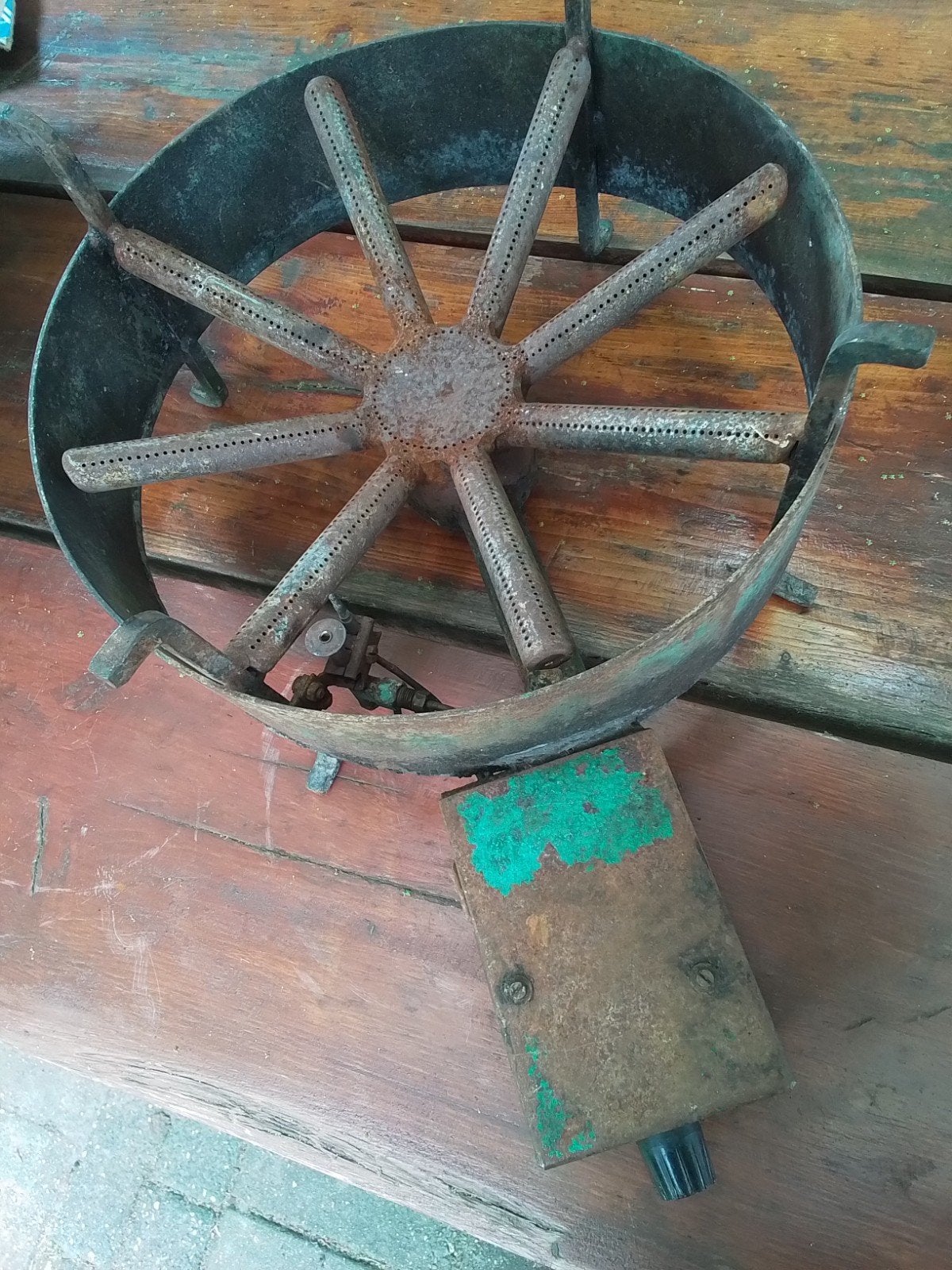 Te koop grote professionele wokbrander, Gebruikt, Minder dan 85 cm, 60 cm of meer, Ophalen of Verzenden
