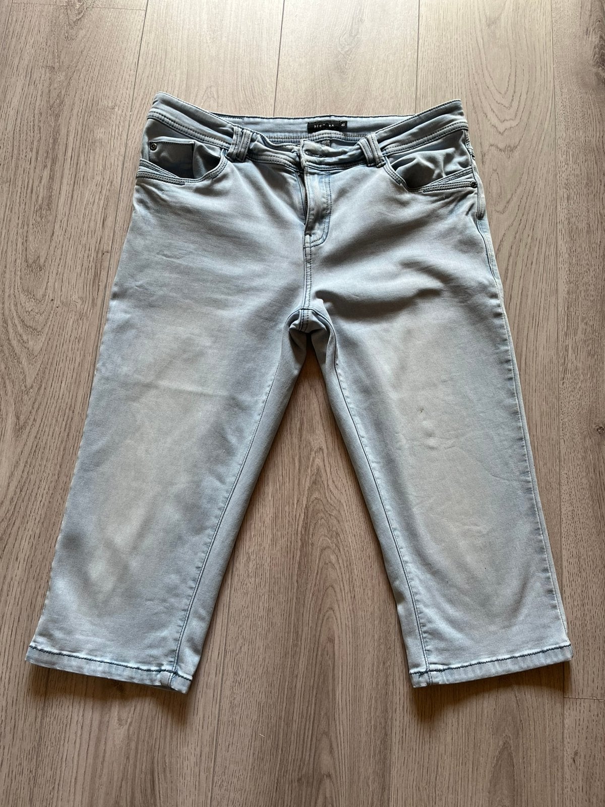 Jeans capri, Ophalen of Verzenden, Zo goed als nieuw, Blauw, W30 - W32 (confectie 38/40)