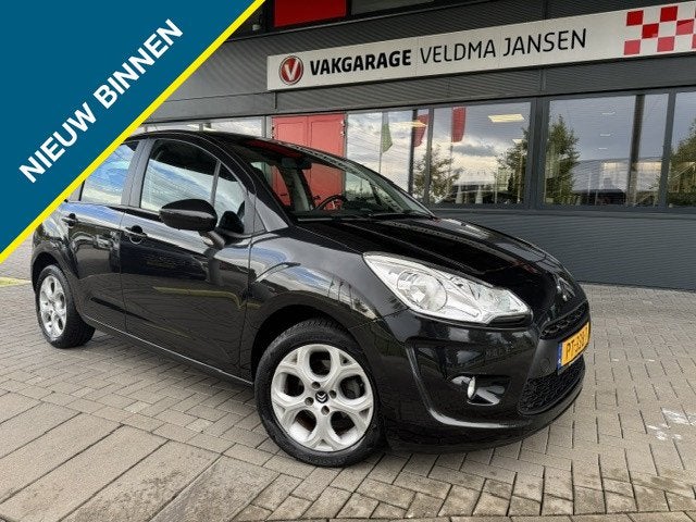 Citroën C3 1.4 VTi LIGNE BUSINESS + AIRCO/ZENITH/CRUISE/TRE, Euro 5, Stof, Zwart, Zwart