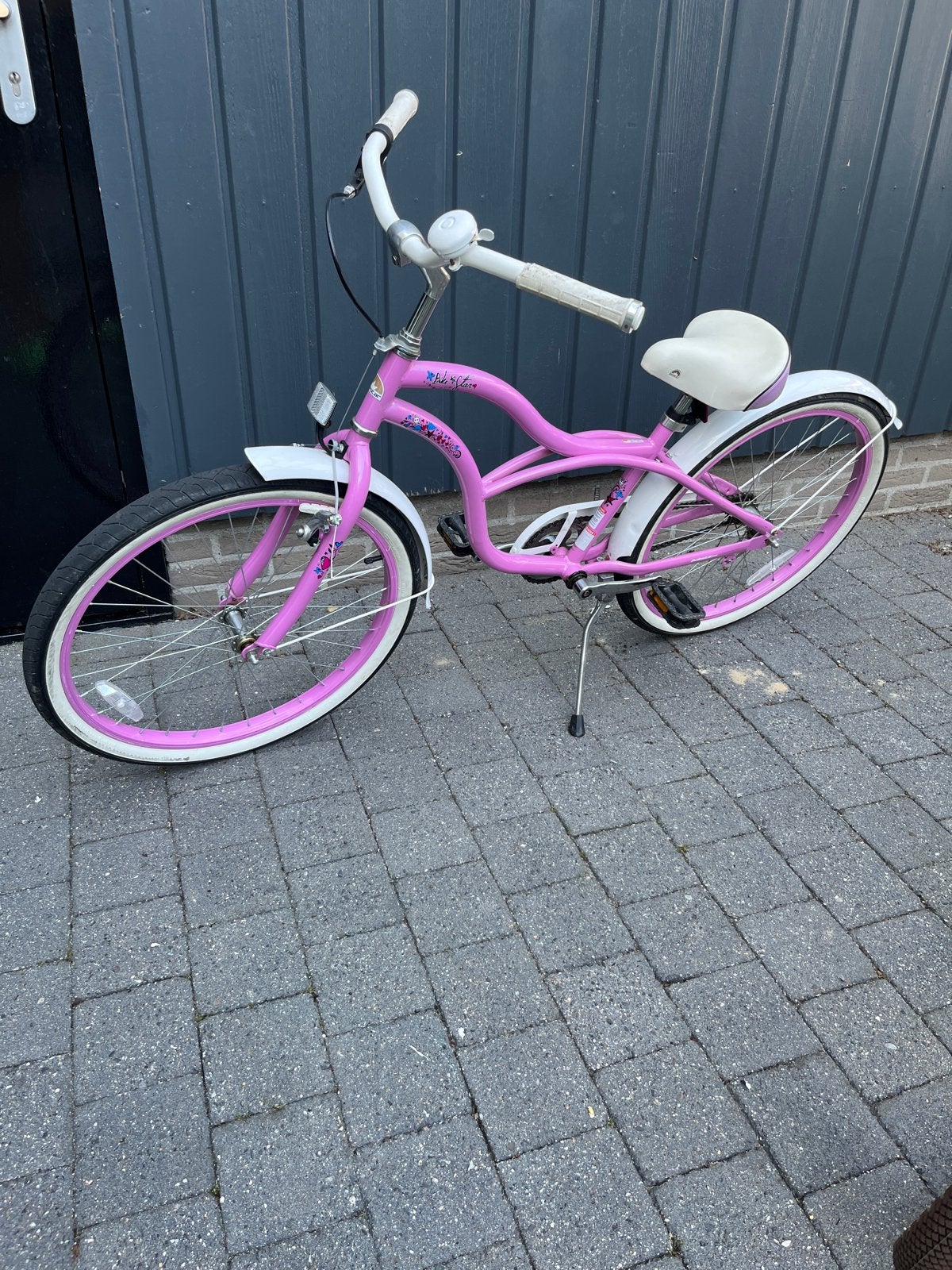Roze kinderfiets 24inch  nette meisjes fiets, Ophalen, Terugtraprem, 24 inch, Handrem