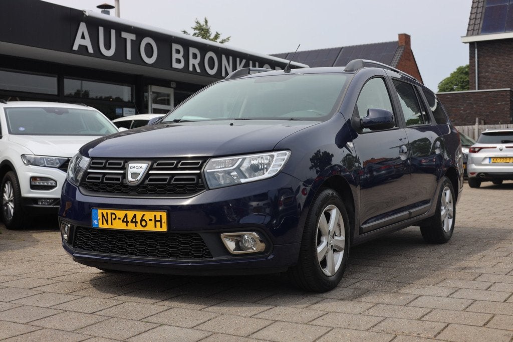 Dacia Logan MCV 0.9 TCE I TREKHAAK I CRUISE I NAVI I AIRCO, Auto's, Dacia, Voorwielaandrijving, Gebruikt, Euro 6, Blauw