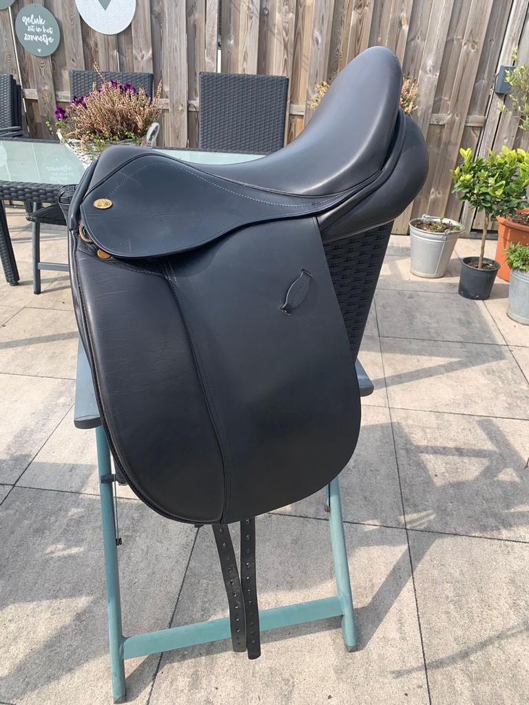Knight rider zadel 17”, Dieren en Toebehoren, Ophalen of Verzenden, Zo goed als nieuw, Dressuur