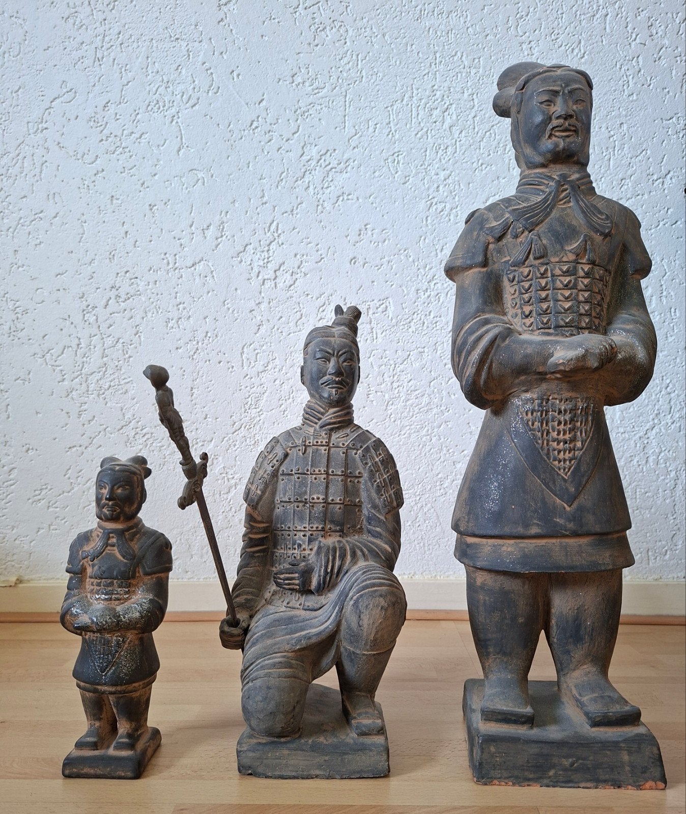 Terracotta Krijgersbeelden - Geïnspireerd op Xi'an, Geglazuurd, Ophalen of Verzenden, Steen of Keramiek, Beeld
