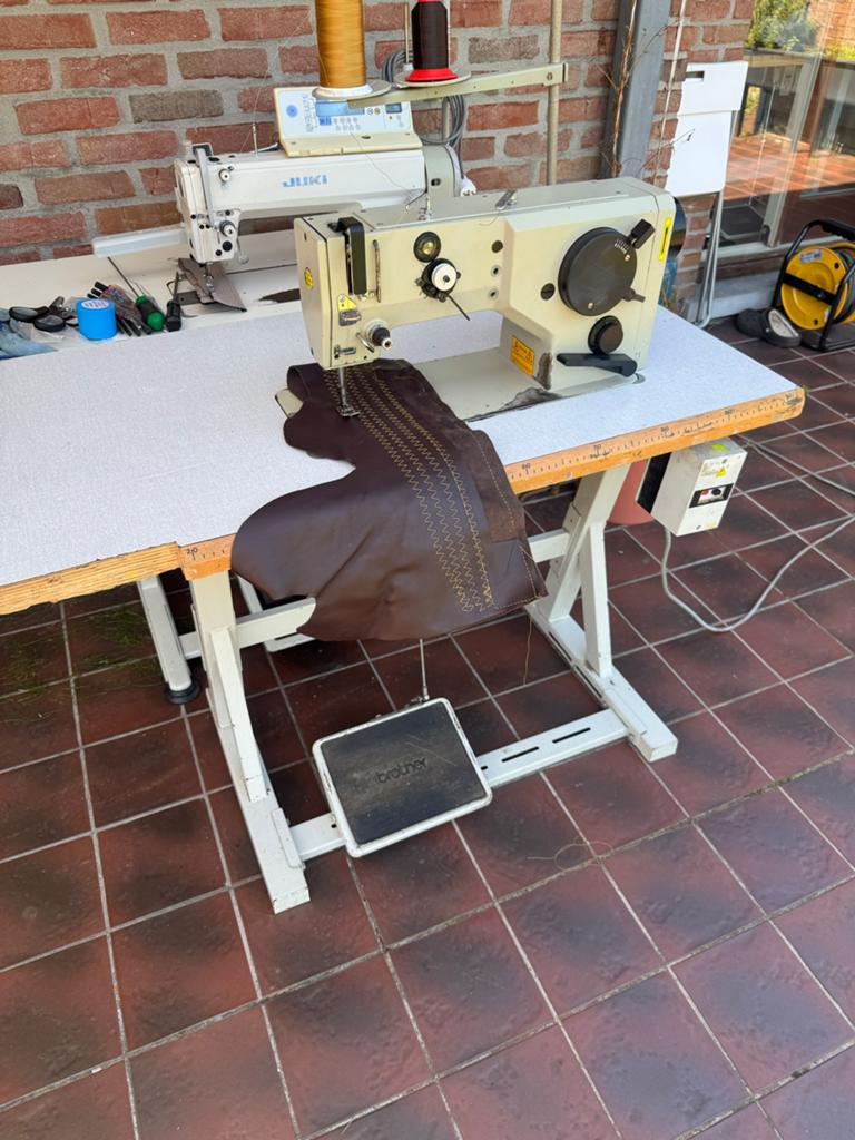 Industriële Global ZZ 568 zigzag naaimachine, Hobby en Vrije tijd, Naaimachines en Toebehoren, Overige merken, Gebruikt, Ophalen of Verzenden