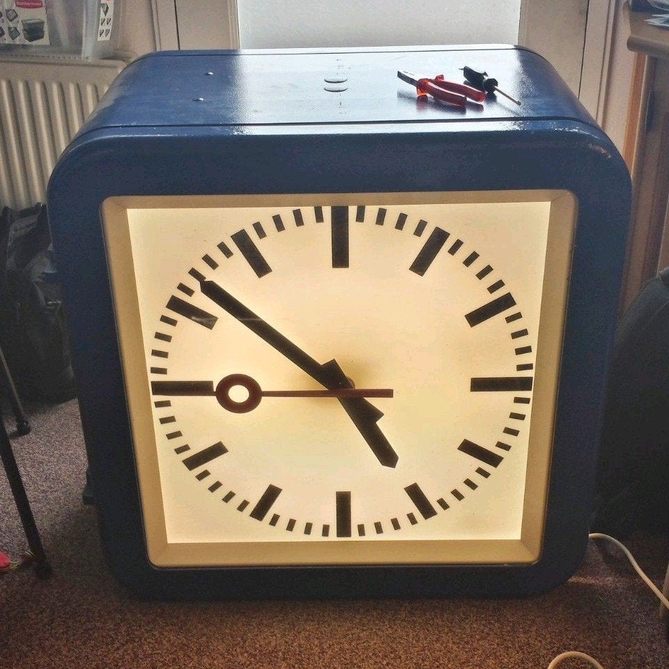 Originele NS Stationsklok - Uniek Verzamelobject, Antiek en Kunst, Ophalen