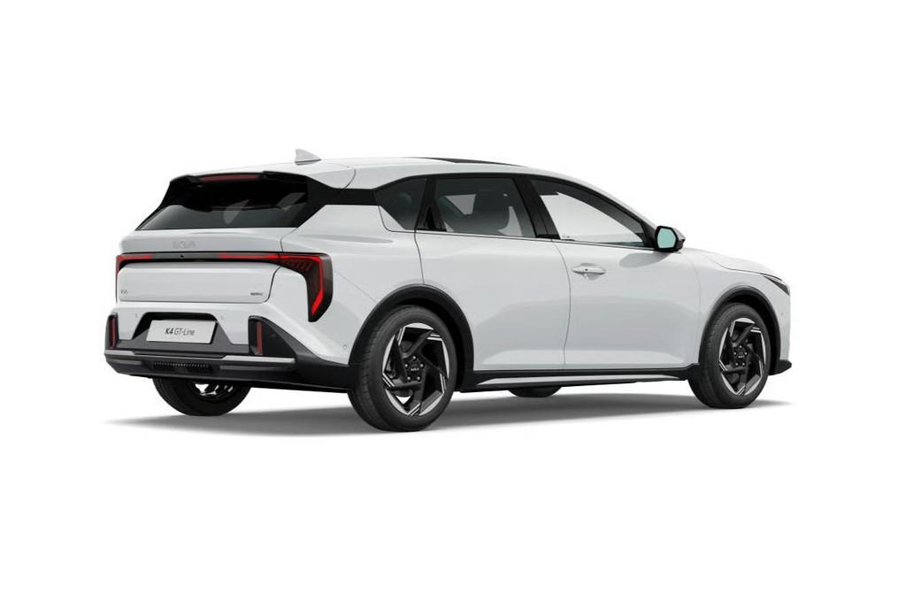 Kia K4 1.0 T-GDi MHEV GT-Line Launch Edition | Glazen schuif, Auto's, Kia, Stof, Automatische klimaatregeling, 116 pk, Wit