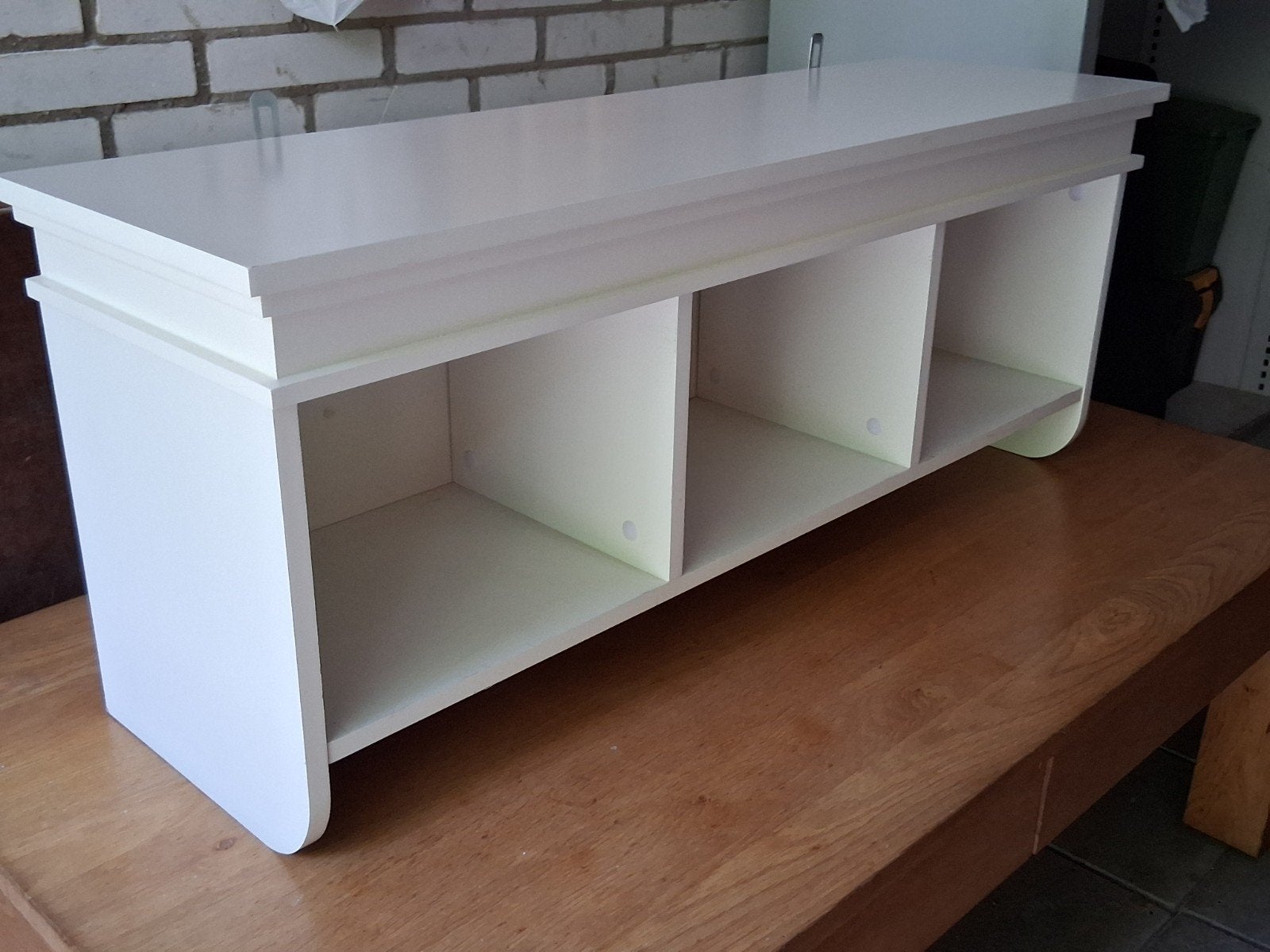 Wit houten kapstok, Ophalen, 25 tot 50 cm, 50 tot 100 cm, Minder dan 100 cm