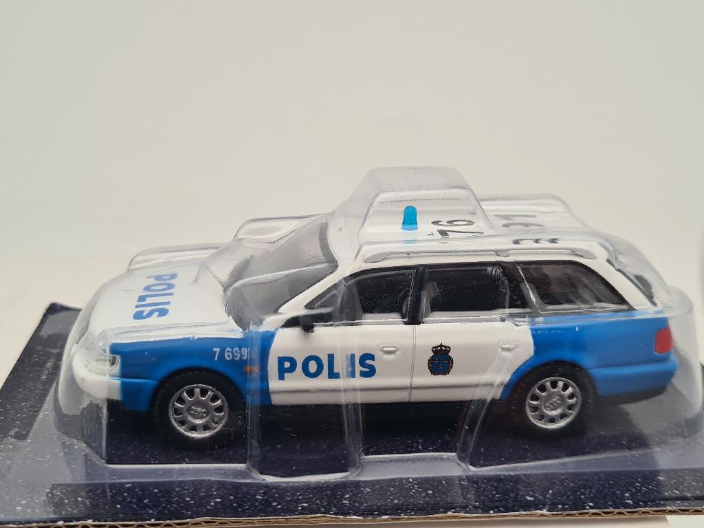 Polis Sverige Audi A6 politie Zweden - DeAgostini 1/43, Verzenden, Zo goed als nieuw, Auto, Overige merken