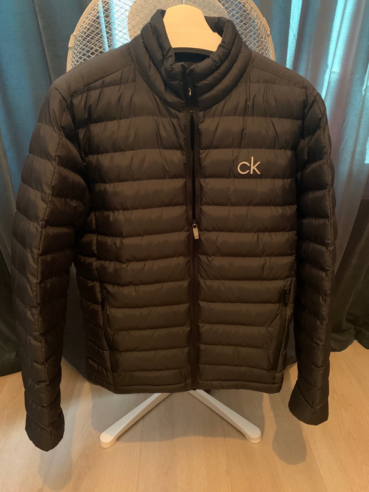 Calvin Klein gewatteerde jas, Ophalen of Verzenden, Zo goed als nieuw, Maat 46 (S) of kleiner, Zwart