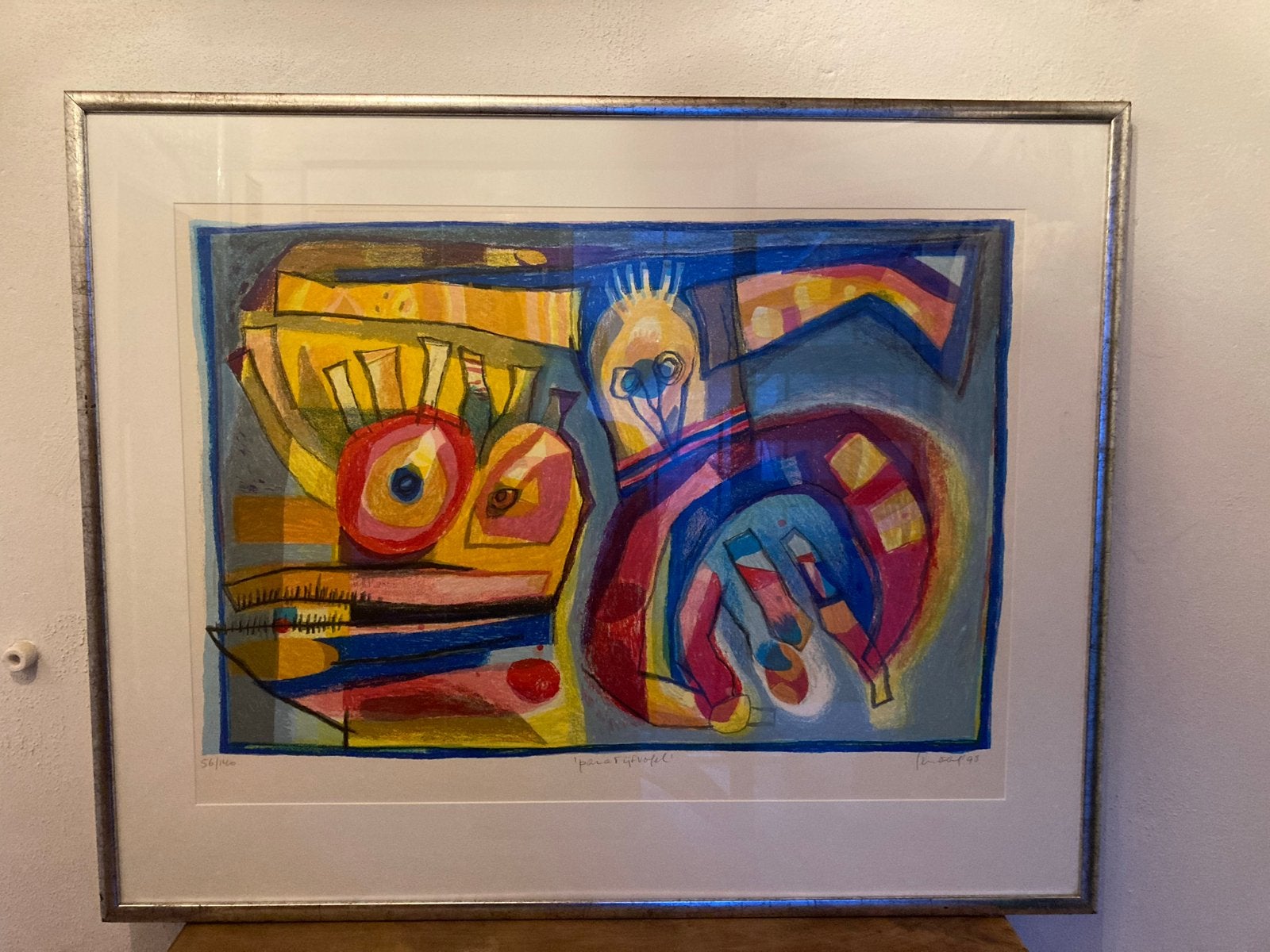 Geert Vrijdag - 'Paradijsvogel' - Gelimiteerde oplage, Antiek en Kunst, Kunst | Litho's en Zeefdrukken, Gelimiteerde oplage, Ophalen of Verzenden