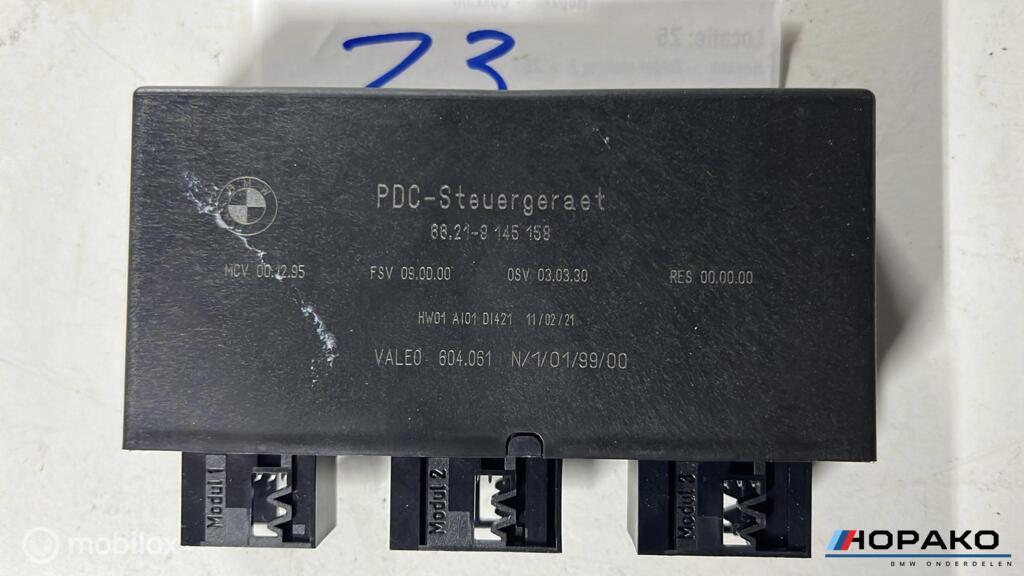 PDC module BMW 5-serie E60 E61 - 9145158, Gebruikt, Ophalen of Verzenden, BMW, BMW