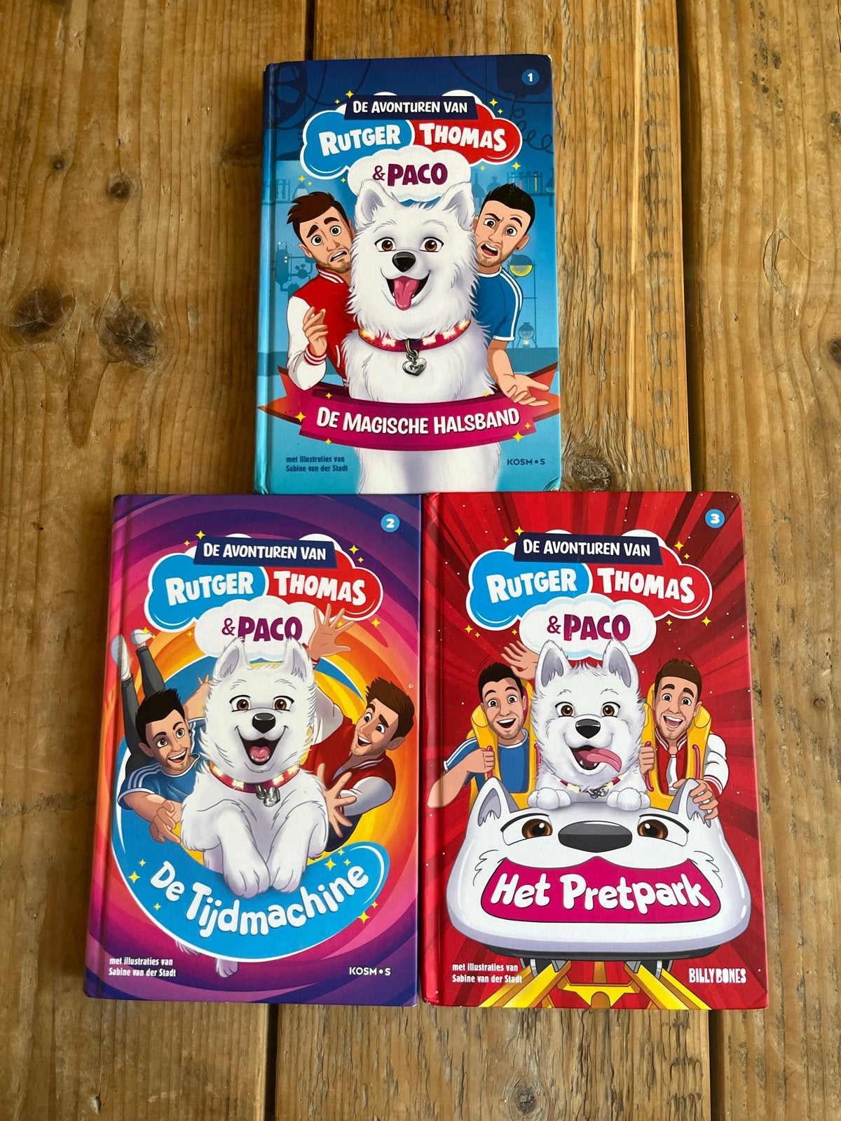 Rutger, Thomas & Paco boeken (3 delen), Boeken, Kinderboeken | Jeugd | onder 10 jaar, Ophalen of Verzenden, Gelezen, Fictie algemeen
