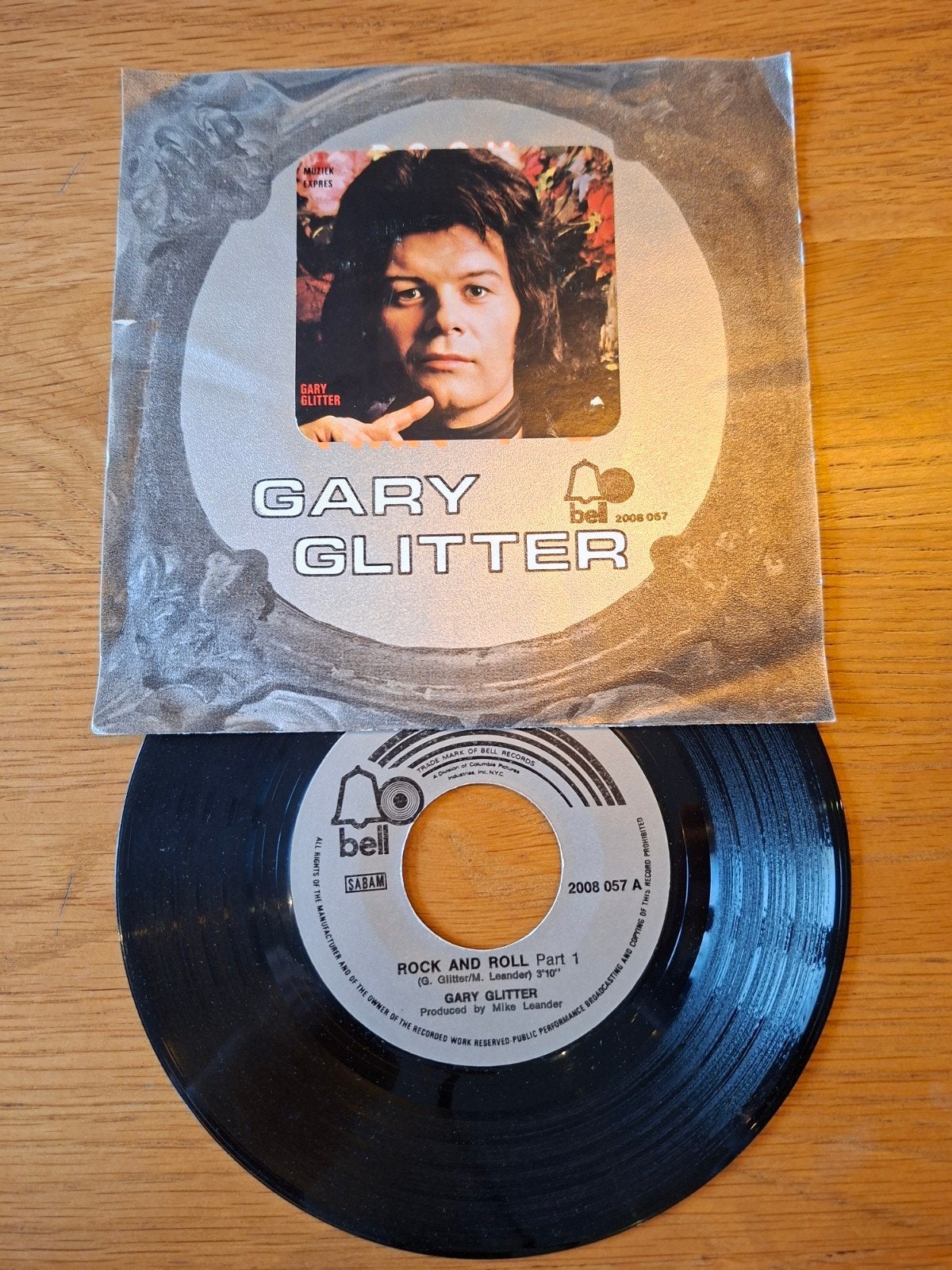 Gary Glitter - Rock and Roll Part 1 - 7 inch single, Gebruikt, 7 inch, Ophalen of Verzenden, Pop