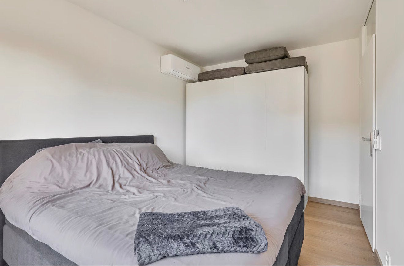 Antraciet Morgana bed., Ophalen, Overige kleuren, Tweepersoons, Zo goed als nieuw