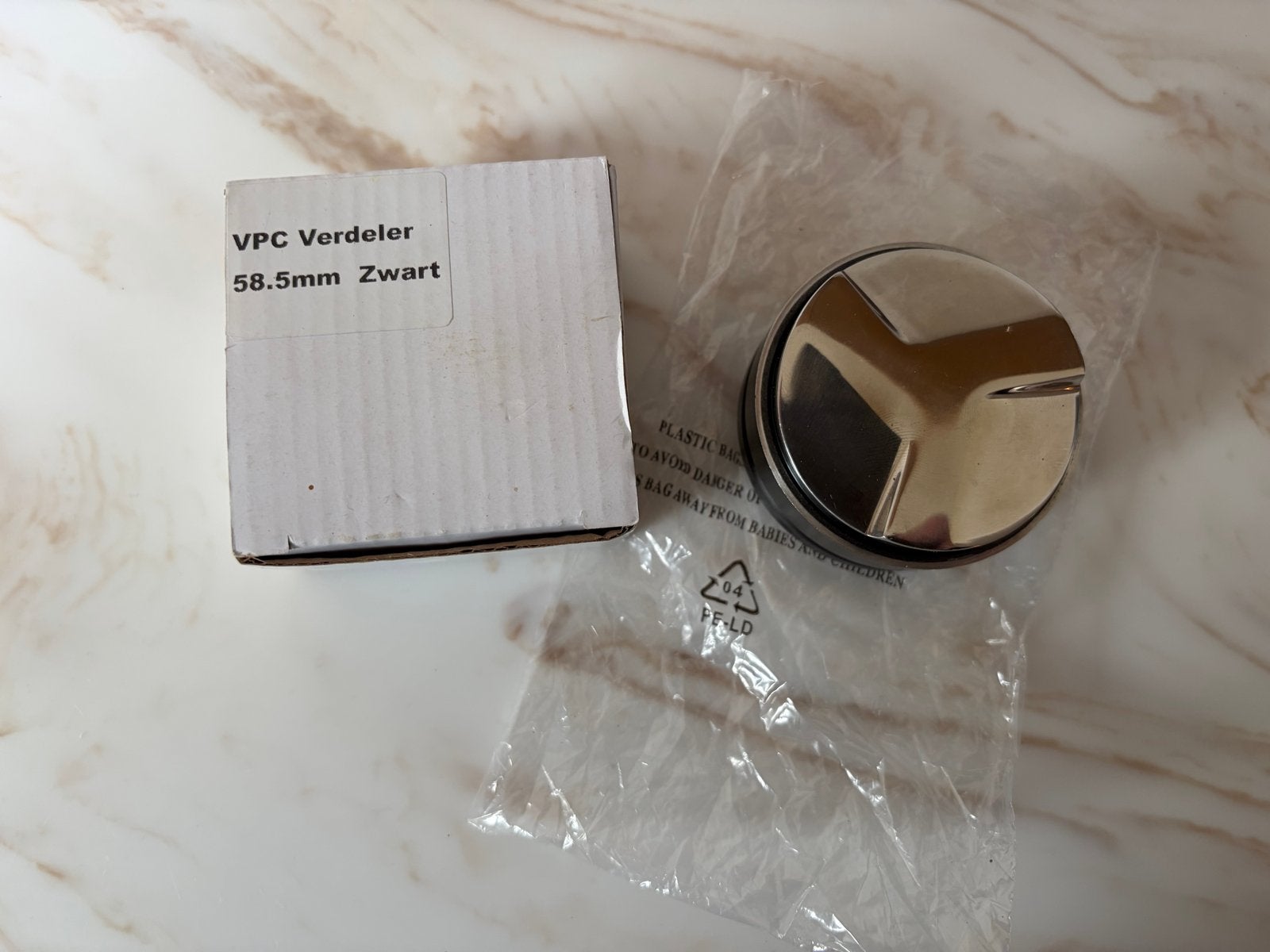 Koffie Verdeler / Leveler / Distributor & tamper 58.5mm, Ophalen of Verzenden, Gebruikt, Overige merken, Barista-accessoire