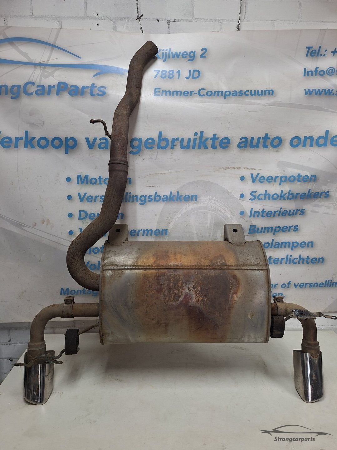 Einddemper Volvo II S60 2.0T dubbele eindpijpen 336337, Gebruikt, -, -, Ophalen of Verzenden