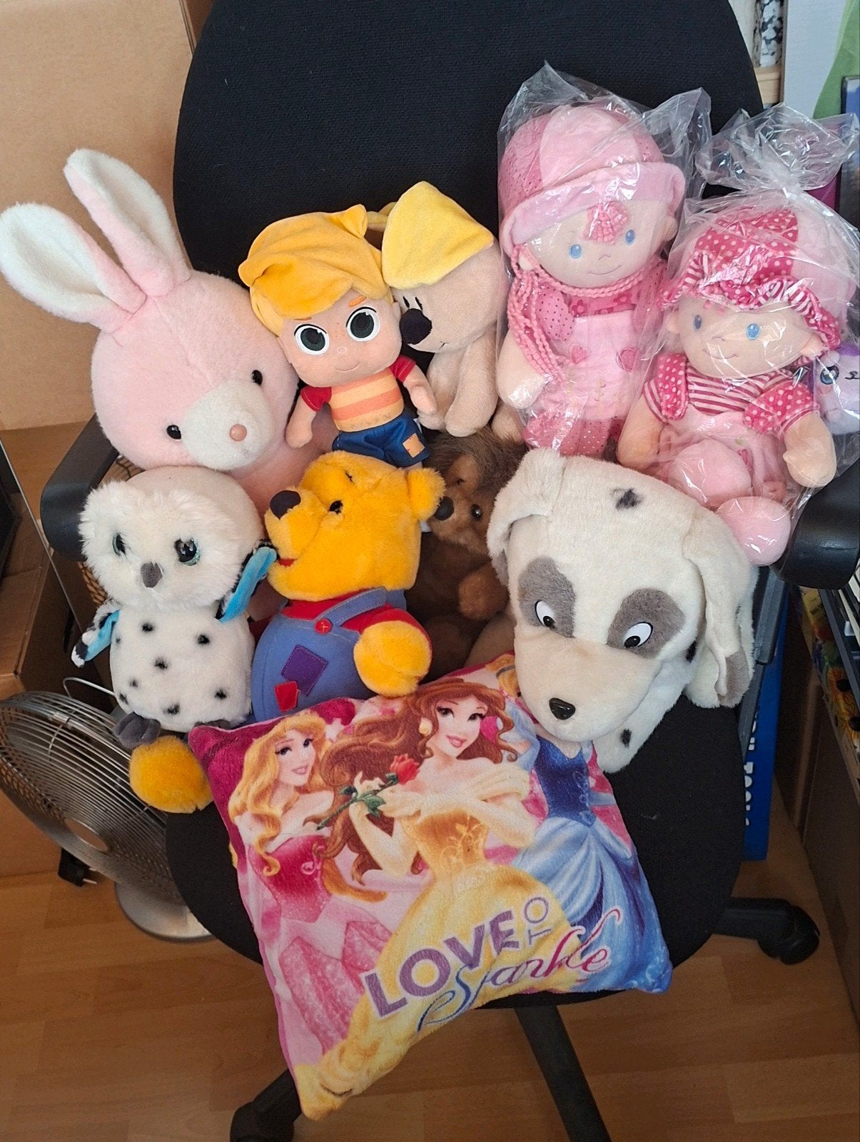 grotere knuffels poppen kussen hond konijn egel uil, Ophalen, Zo goed als nieuw, Overige typen